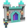 Mattel Minecraft Creator Series Party Supreme's Palace Playset con luci, musica e action figure da 8,3 cm, giocattolo da collezione regalo per bambini dai 6 anni in su