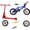 TROTTIFUN - Bicicletta e monopattino da dito - 031486 - Metallo - Bicicletta e monopattino - Dito - Giocattolo per bambini - Compleanno - Regalo - Giocattolo a rotelle - A partire dai 3 anni