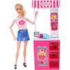 Melody City MELODY - Bambola Venditrice di Pasticceria Bambola Manichino - 070063 - Rosa - Plastica - Statuetta - Doll - Giocattolo per Bambini - Compleanno - Chiosco - A partire dai 3 anni