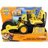 Rubble & Crew, ruspa Rubble Double Duty Power, Auto Bulldozer Giocattolo con Ruote funzionanti e Azione Rullo compressore e aratro 2 in 1, Giocattoli per Bambini in età prescolare dai 3 Anni in su
