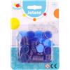FLYPOP'S 141122LIN S-141122LIN 100 Loto Chips-Red or Blue-Metal And Plastic-for Ages 6+, Multicolored