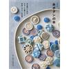 Graphic-Sha Giappone NUOVA edizione riveduta The Thread Button Book Guida ai pulsanti fat...
