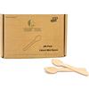 BOFA Eco Tableware Mini Cucchiai di Legno per Yogurt, 200 Pezzi Cucchiai e Cucchiaini Monouso per Cucinare Condimento Sale, Cucchiaio di Miele, Cucchiaini di Caffè Mescolare