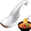 Generic Cucchiai cinesi - Cucchiaio da zuppa asiatico | Cucchiaio per ramen | Cucchiaio da zuppa giapponese | Cucchiaio cinese e ciotole | Cucchiaio coreano | Cucchiaio per la casa per Wonton,