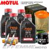 Motul + Hiflo + Ngk Tagliando DUCATI Sportclassic 1000 Sport 2007-2008 (4 7100 15w50 Filtri candele)