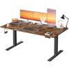 VASAGLE Scrivania Regolabile in Altezza, 160 x 80 cm, Porta USB-C