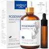 HIQILI Olio Essenziale di Rosmarino per Capelli, Pelle e Aromaterapia