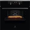Electrolux KOFDP46WH2 - Forno da Incasso Elettrico Ventilato Multifunzione con Grill Pirolitico 72 Litri 60 cm Wifi Nero Classe Energetica A++