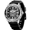 Dpofirs Immersione Ad Alimentazione Solare Watch Women Men Watch, 300 M/1000 Piedi Impermeabili, Illuminazione Rapida, per all'aperto, Casual, Affari, Quotidianamente (BLACK)