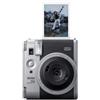 instax mini 99, Fotocamera istantanea analogica, Doppio Pulsante di Scatto, Controllo di Esposizione e Flash, Effetti Colore, Design Classico, modalità Landscape/Normal/Macro modes, Colore: Argento
