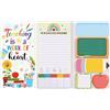 JSRQT Note Adesivo Regalo Maestre Fine Anno, Regalo Maestra Blocchetto Note Adesive, Regali Maestre Fine Anno, Blocchi Sticky Notes per Insegnante Professoressa Block Notes per Scuola