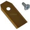 perfektGarten 30 lame in titanio da 4,3 cm compatibili con robot tosaerba Gardena R38Li R40Li R45Li R50Li R70Li