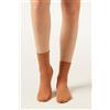 Calzedonia Calzini Corti Senza Elastico In Cotone Marrone