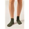 Calzedonia Calzini Corti Senza Elastico In Cotone Verde