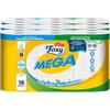 Foxy Mega | Asciugatutto Lunga Durata 18 Rotoli | 95 Strappi Per Rotolo | Decorato| Certificazione PEFC | Confezione Riciclabile Prodotta Con Plastica Riciclata
