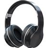 Usoun Cuffie Wireless Over-Ear,Cuffie per Bambini Bluetooth Senza Fili,cuffie bambini con Microfono,HiFi Stereo,Cuffie Wireless e Cablate,Micro SD/TF per Bambini/Adulti/Telefono/PC(Nero),Taglia unica