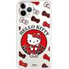 Personalaizer Cover per iPhone 11 Pro - Hello Kitty Ufficiale Custodie Carine Ragazze (Hello Kitty Lazitos Colorati con Fondo Trasparente)