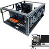 Generic Rack a telaio aperto impilabile - supporto per telaio della scheda madre del computer | staffa per case pc fai da te con ventola di raffreddamento, design a flusso d'aria aperto per overclocking test