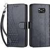 SIENIANLINE Cover per Xiaomi Poco X3 / X3 Pro custodia portafoglio Nero | 3 scomparti carte, 1 tasca banconote, Chiusura magnetica, Supporto, Pelle PU flip cover per Xiaomi Poco X3
