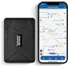 TKMARS Localizzatore GPS per Auto Senza Abbonamento con APP GPS Tracker 120 Giorni Standby Impermeabile Magnete Potente e Batteria da 10000mAh con Geo-fence Smart Alarm TK915