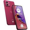 Motorola moto g84 5G (display FHD da 6,5 pollici + doppia fotocamera da 50 MP, 12/256 GB, 5000 mAh, Android 13). color magenta con cover protettiva + adattatore per auto [esclusiva su Amazon]
