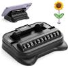 TLDBATICE Porta Telefono Auto 360° Girevole Universale con Numero Parcheggio | Supporto Smartphone Auto Universale, Fino a 13mm, Base 360° Girevole, Imbottitura Morbida, Decorazione Girasole