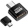 Generic Adattatore da tipo C a USB - Convertitore adattatore di tipo C | Adattatore USB a USB C | Caricatore di conversione Plug and Play | Convertitore cavo di ricarica tipo C femmina a maschio | A