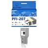 ZHJQDS Cartucce di inchiostro compatibili PFI-207, PFI-207MBK, PFI-207BK, PFI-207C, PFI-207M, PFI-207Y per stampanti a getto d'inchiostro per Canon IPF680, IPF685, IPF780, IPF785 1 Pack Matte Black