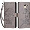 SIENIANLINE Cover per Samsung Galaxy J6 2018 PU Pelle Custodia Flip Grigio
