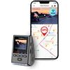 VIOFO A119 Mini Dash cam Fronte 2.7K, Dashcam Mini WiFi 5GHz e GPS, 2592x1944P 30fps, HDR Super Night Sensibilità, G-Sensor Intelligente Parcheggio Mode 24h，Sony Sensor Starvis, Notifica Vocale