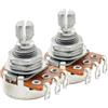 Musiclily Alpha A250K Metrica Alu Mini Potenziometro Audio Split Short Shaft per Chitarra Elettrica tipo Import Strat e Basso(2A+1B)