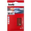KWB 5 pattini abrasivi 186 x 93 mm GR80