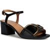 Geox Ragazza D New Eraklia 50 Sandalo, Nero, 40 EU