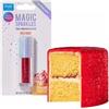 Generico Magic Sparkles, Glitter Iridescente Commestibile, Multicolore, per Decorazione Dolci (Red ruby)