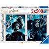 Ravensburger - Puzzle Harry Potter per Adulti, 2 Puzzle da 500 Pezzi, Idea Regalo per Lei o Lui, Gioco da Tavola, 49x36 cm