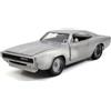 Jada 253203047 Il Fast And The Furious 1:24 7 1968 Dodge Charger R/T-JA97336, metallico