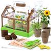 KAHEIGN Kit per Coltivazione di Piante per Bambini, Kit per Coltivazione di Fiori in Mini Serra con Irrigazione Potenziata - Regalo Educativo di Giardinaggio per Bambini (SEMI E LUCE NON INCLUSI)