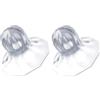 BDSMLOVE Succhiacapezzoli 1 paio set, Succhiacapezzoli in silicone, Stimolatore capezzolo a petalo, Correttore capezzolo, Tiracapezzoli, Giocattolo sessuale erotico per donne (Trasparente)