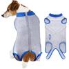 COMFPET Recovery Suit per Cani Gatti, Body per Cani Dopo Op con Cerniera, Tuta Recupero per Cani, Tutina per Cani, Tuta da Chirugene, S