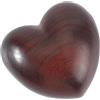 CREATCABIN Cuore Legno Fatto A Mano Piccolo Abbraccio Tascabile Legno Cuore Intagliato Scultura Legno Piccolo Cuore Portatile 3D Arte Artigianale Legno Regalo A Lunga Distanza Rosso per 4x4.4x2.8cm