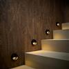 Lights4fun Set di 4 mini luci solari per recinzione, bordo della aiuola e scale, funzionamento solare a energia solare, luce bianca calda, LED per la primavera e l'estate, decorazione per esterni