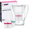 BWT Caraffa filtrante BWT AQUAlizer HOME 2,6 l con filtro magnesio e zinco | depuratore acqua domestico | acqua naturale da rubinetto | filtri caraffa BWT per cucina, bevande, tè e caffè