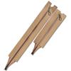 Blausky 3 pezzi 35 cm PU-pelle cerniere, chiusura lampo universale telaio per cucire con foro per cucito a mano cerniere in metallo per abbigliamento, borse all'uncinetto, portafoglio, astuccio, kaki
