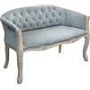 milani home Divano Vintage in Velluto di Design Moderno Vintage cm 107x61x70 h