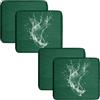UWOBTN 1/2/4 Piezas Copri Cuscino Divano Esterni Impermeabile, Fodere per Seduta Patio con Cerniera Rimovibili Copriseduta per Interni ed Esterni, Patio, Giardino Mobili in Rattan(A24,50x50x5cm(4pcs))