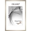 FRAMO Cornice foto 30 x 42 cm in legno massello | Sabbia Beige | Bordo esterno nero | Colore/dimensione selezionabile | cornici per manifesti | Puzzle | Poster | N°051