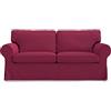 MASTERS OF COVERS Fodera di Ricambio per Divano a 2 Posti IKEA Ektorp, Ektorp Fodera Divano 2 Posti, Ektorp Copridivano, Ektorp Fodera, 179 x 88 x 88 cm (Melograno, Poliestere Petite)