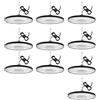 treoir UFO LED Lámpara de Alta Bahía 200W, 20000LM Naves Industriales LED Blanco Frío 6500K UFO Foco Led Industrial, Impermeable IP65 UFO LED Taller Lámpara para Garaje Fábrica (10pcs)