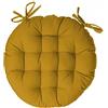 ATMOSPHERA CREATEUR D'INTERIEUR Galette rotonde per sedie ocra D40