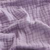 EMME - Coperta in mussola di cotone al 100%, per adulti, 203,2 x 228,6 cm, 6 strati, traspirante, morbida, ampia, per tutte le stagioni, prelavata, da divano, copriletto, colore: lilla